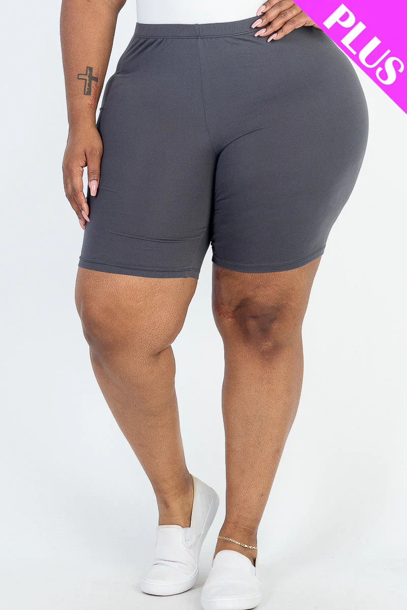 Plus Size Bike Shorts (CAPELLA)