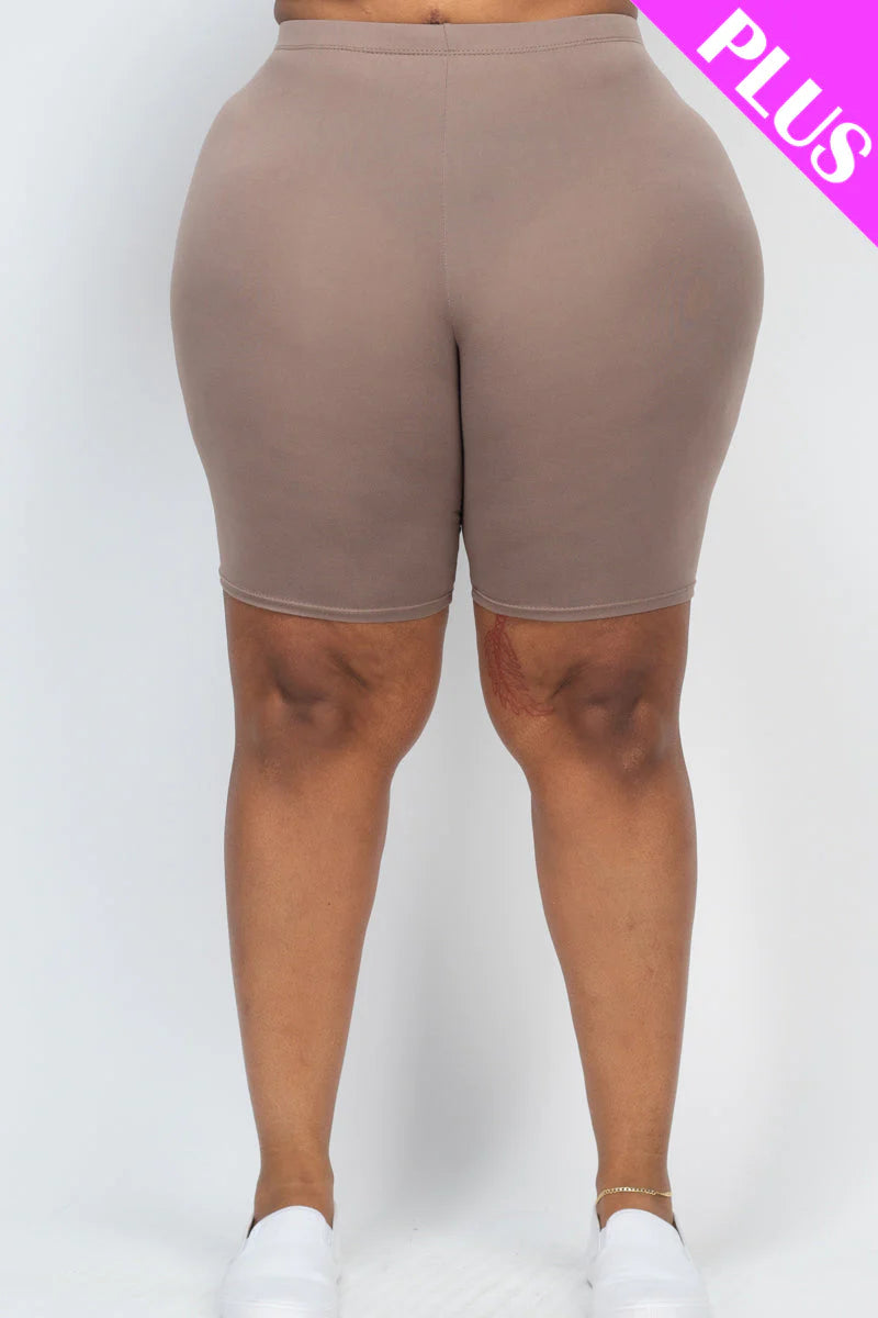 Plus Size Bike Shorts (CAPELLA)