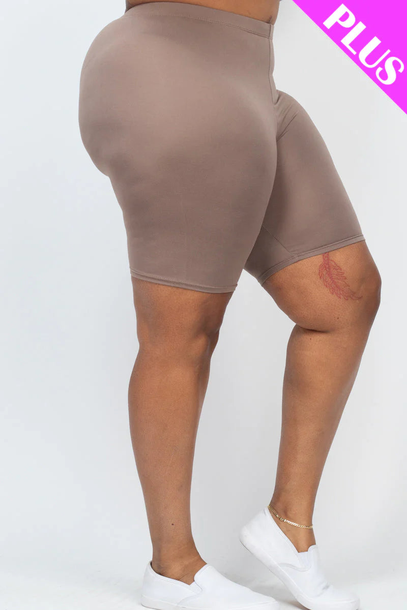 Plus Size Bike Shorts (CAPELLA)