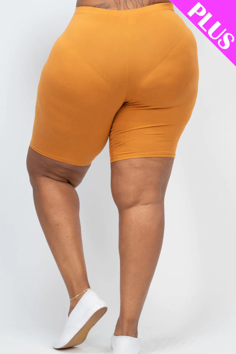 Plus Size Bike Shorts (CAPELLA)