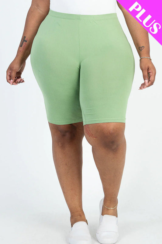 Plus Size Bike Shorts (CAPELLA)