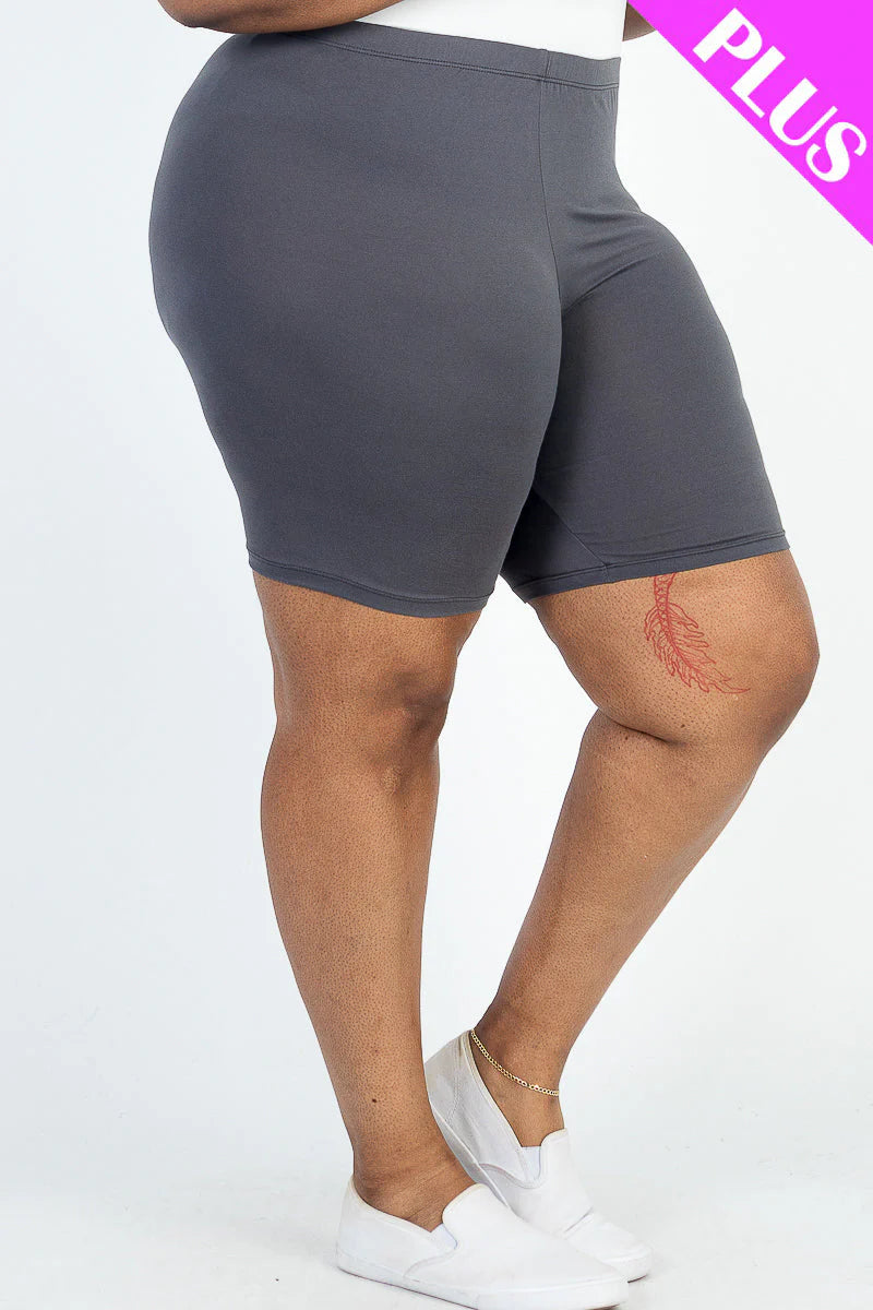 Plus Size Bike Shorts (CAPELLA)