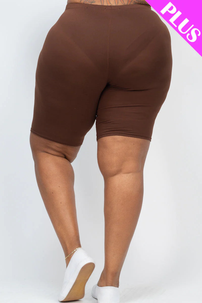 Plus Size Bike Shorts (CAPELLA)