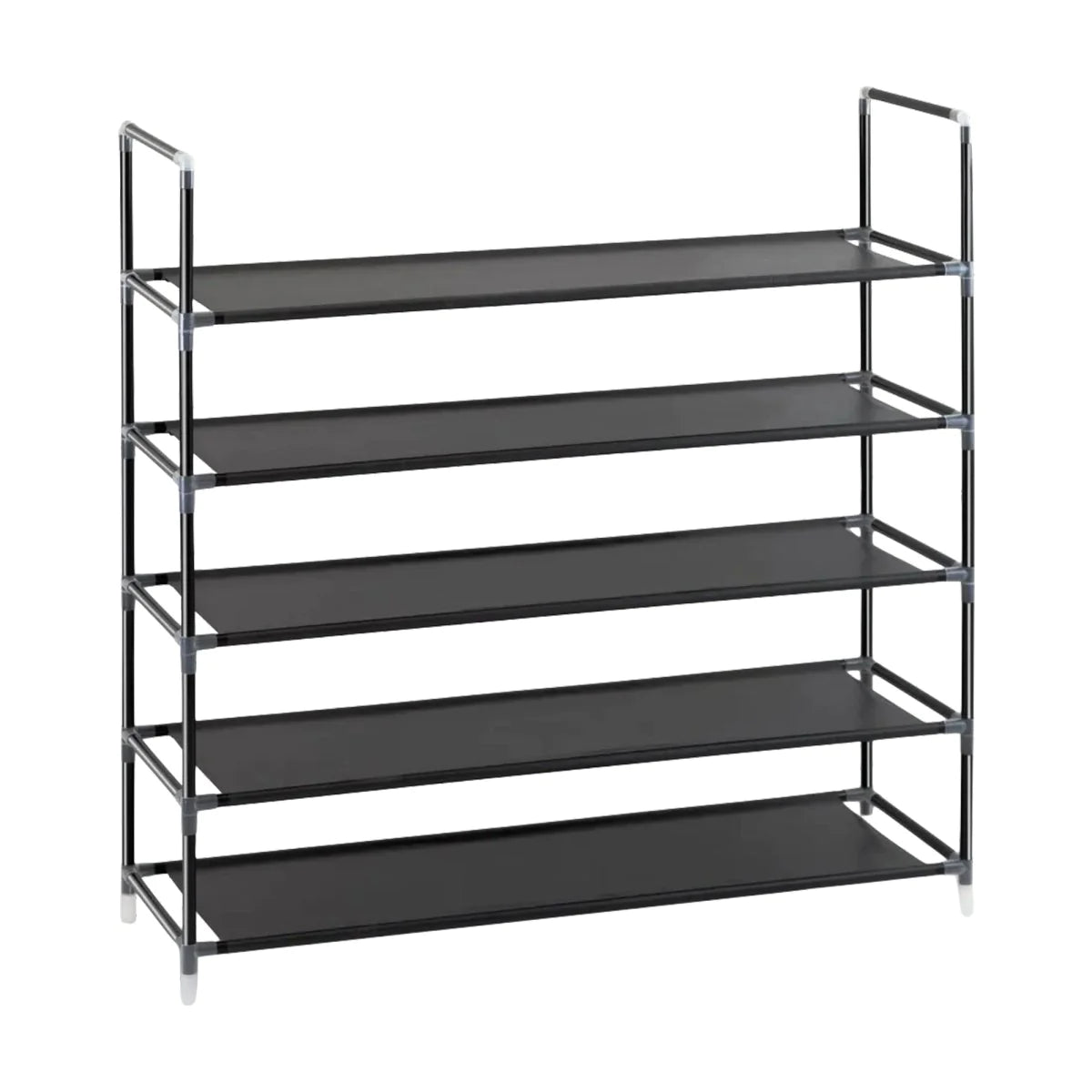 Shoe Rack Organizer 5 Tier , Space Saving, Easy Storage Shoe Organizer Stand for Closets, Entryways, and Bedrooms