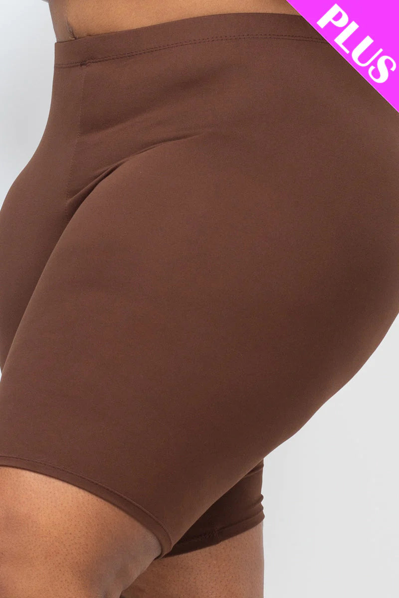 Plus Size Bike Shorts (CAPELLA)