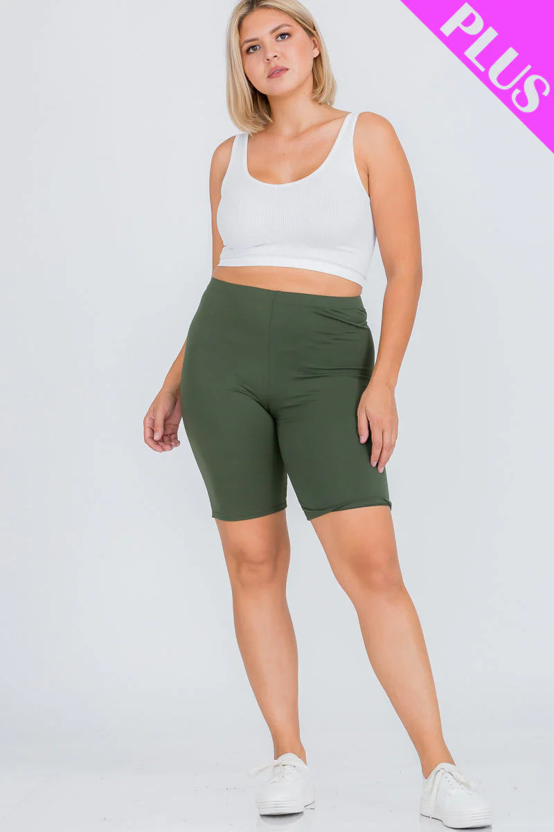 Plus Size Bike Shorts (CAPELLA)