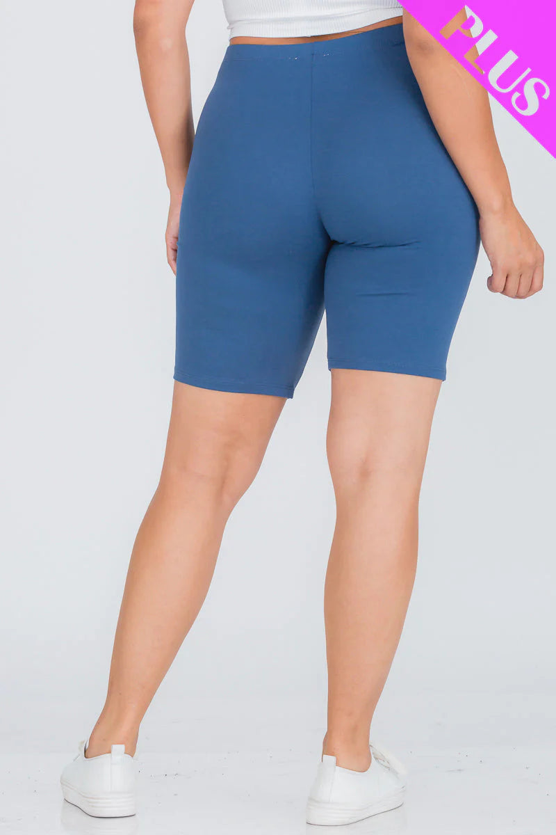 Plus Size Bike Shorts (CAPELLA)