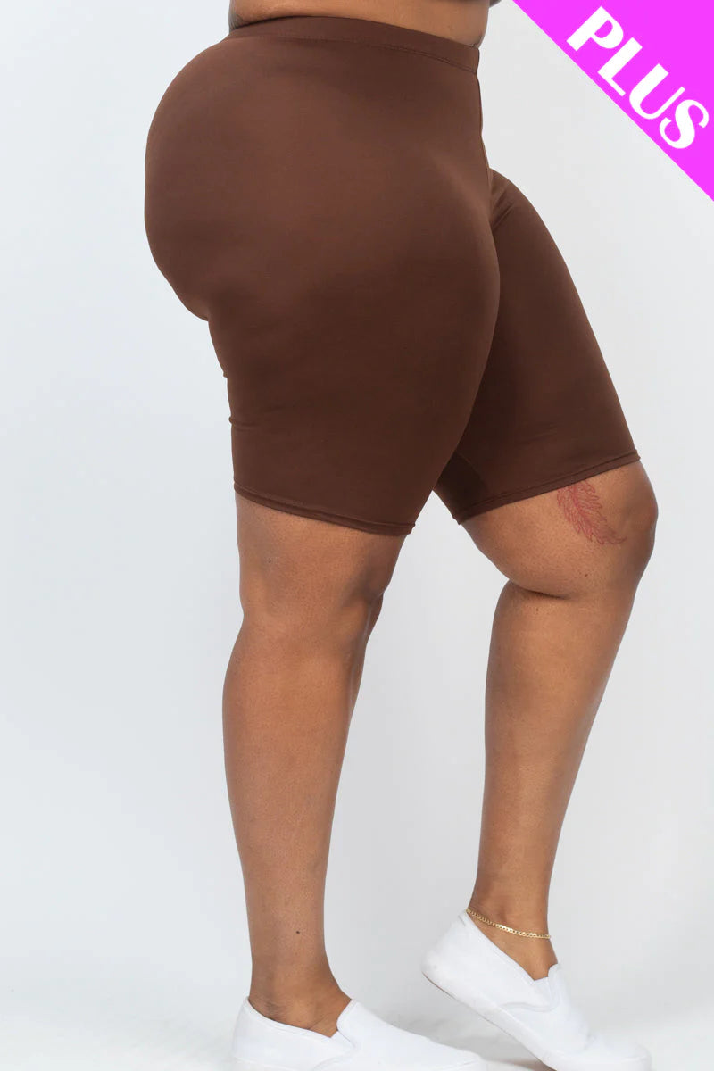 Plus Size Bike Shorts (CAPELLA)