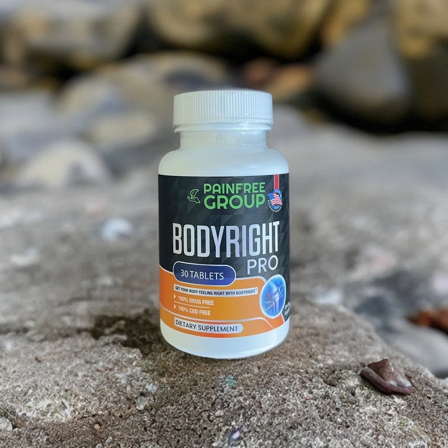 Bodyright PRO : Joint Health Supplement. Arthritis Supplement. Joint Supplement. Supplements. Natural Ingredients. FDA Regulated Facility. Third Party Tested. Made in the USA. Single Daily Tablet.