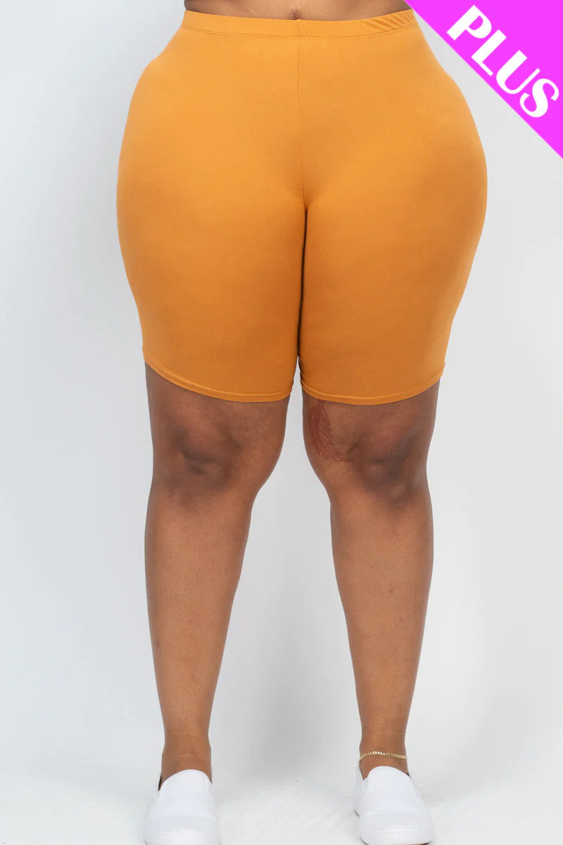 Plus Size Bike Shorts (CAPELLA)