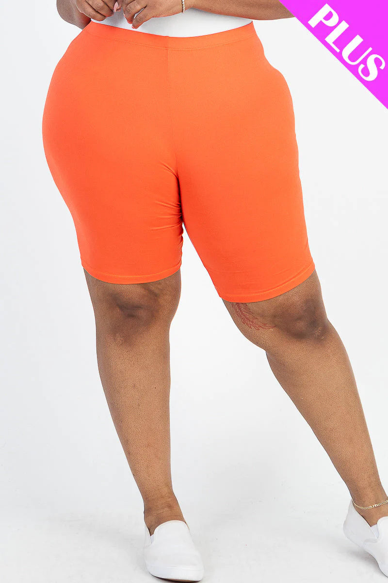 Plus Size Bike Shorts (CAPELLA)